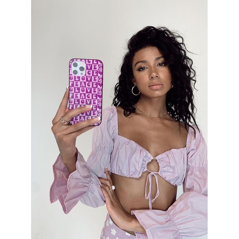 Peace and Love iPhone Case