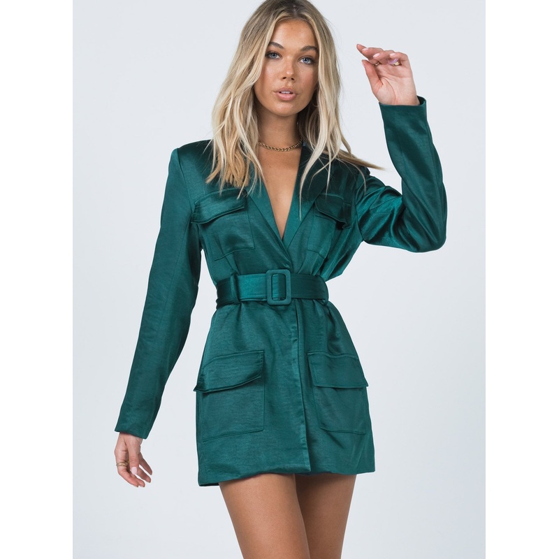 Steinway Mini Dress Teal