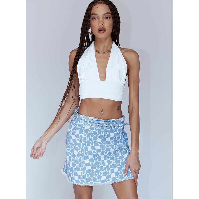 Allen Denim Mini Skirt