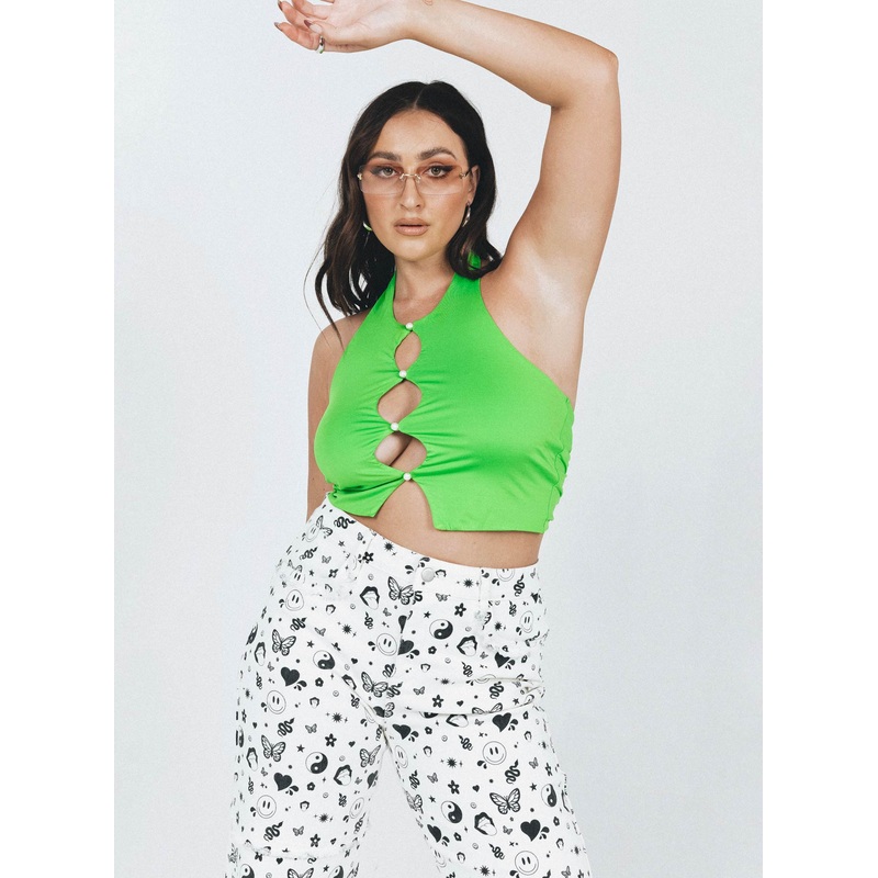 Gracie Top Green