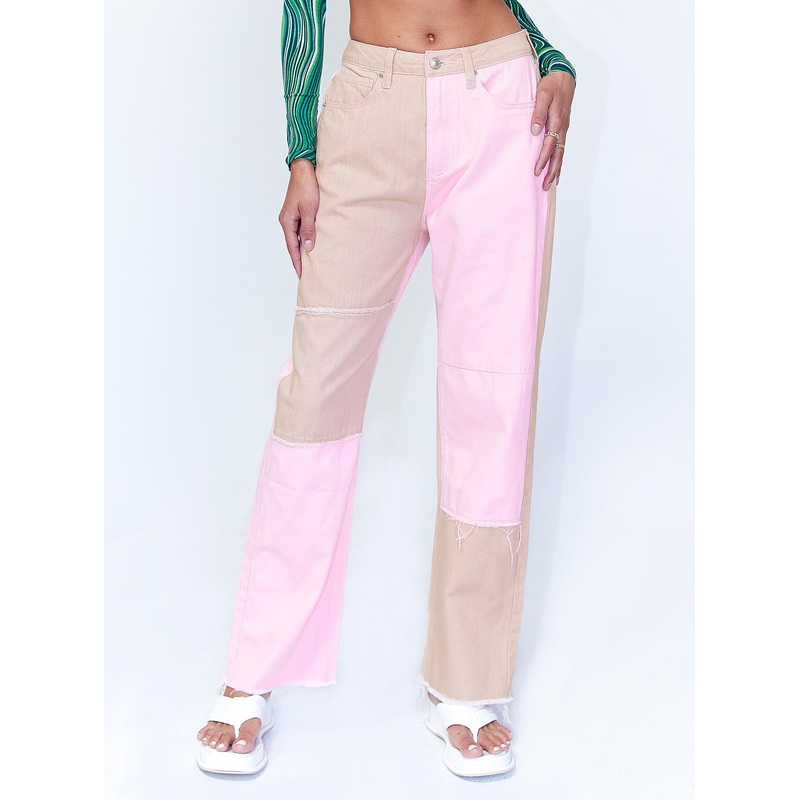 Kaisha Denim Jeans Pink