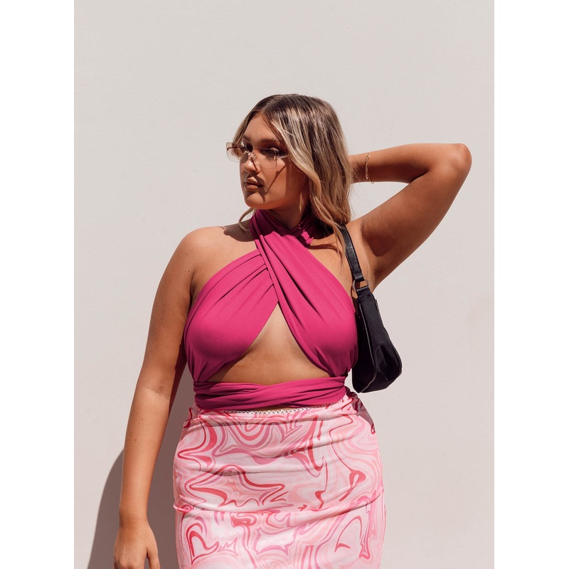 Midnight Top Dark Pink