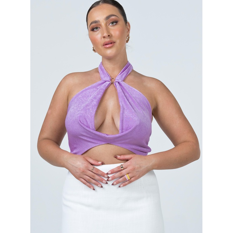 Monroe Top Purple