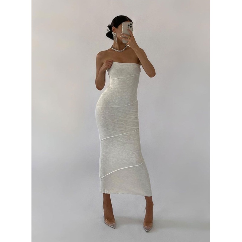 Oscar Midi Dress White