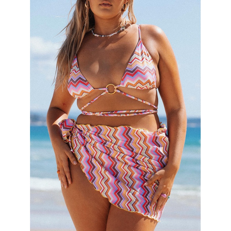 Paradise Sarong Multi Zig Zag