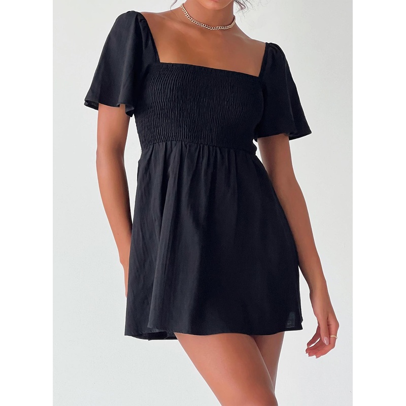 Summer Nights Mini Dress Black