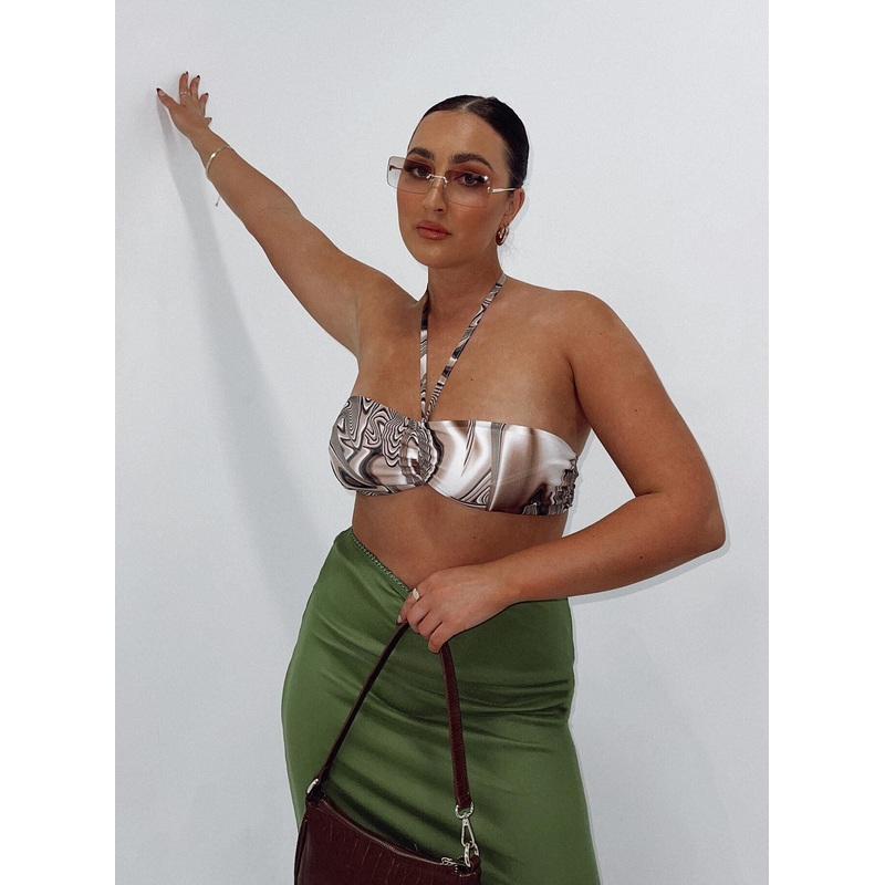 Xylah Top Brown