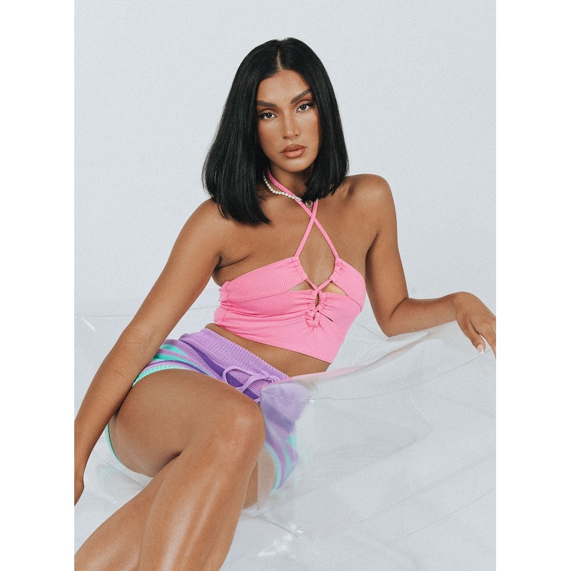 Zamia Top Pink