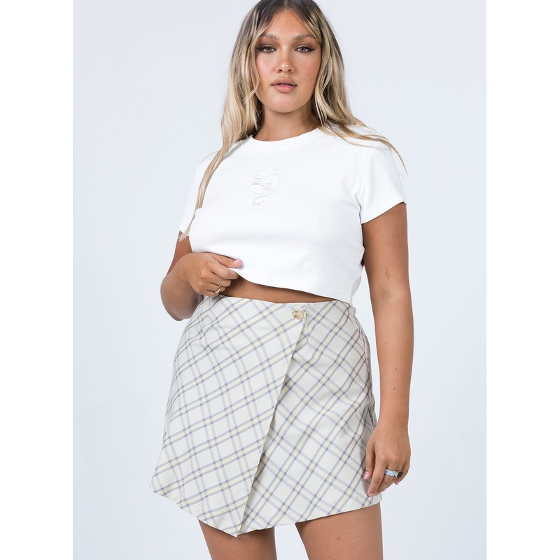Ailisha Mini Skirt Yellow