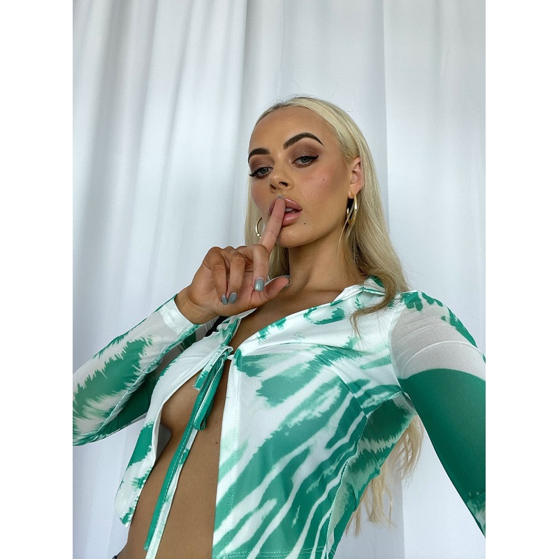 Clyde Long Sleeve Top Green