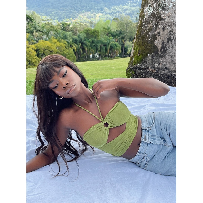 Loriella Ring Detail Crop Top