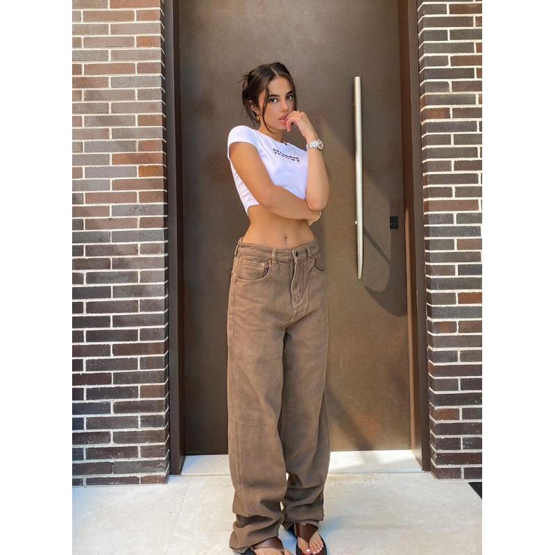 Motel Parallel Jeans Rich Brown