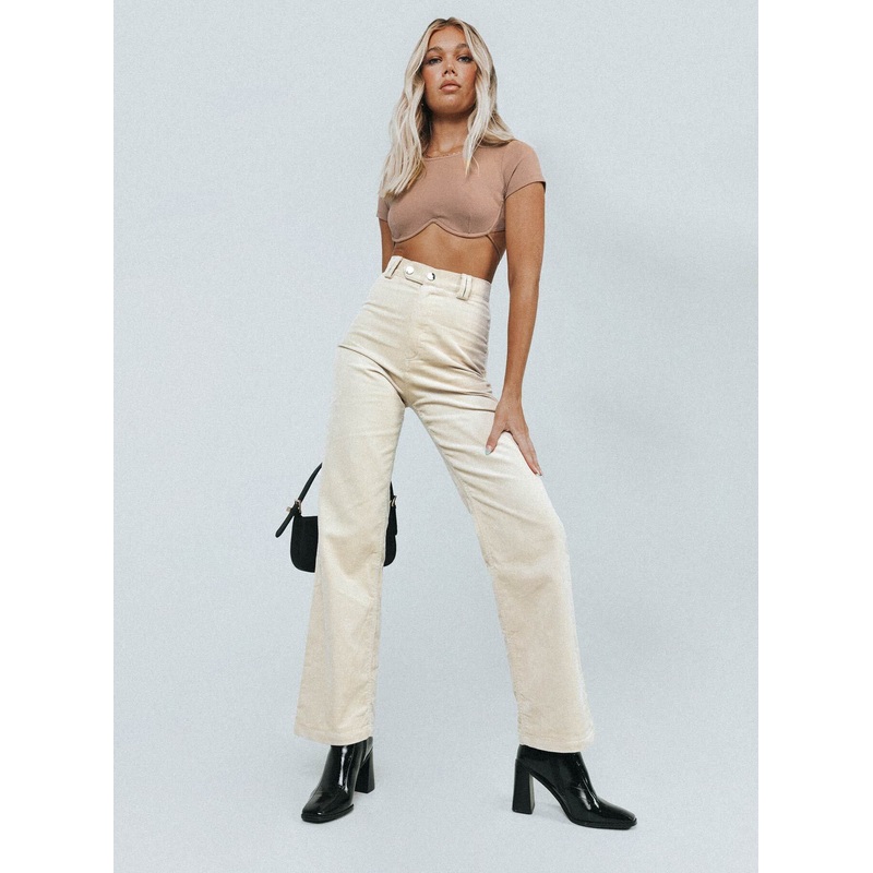 Uptown Cord Pant Beige