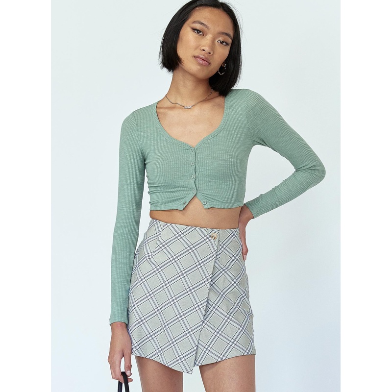 Ailisha Mini Skirt Green