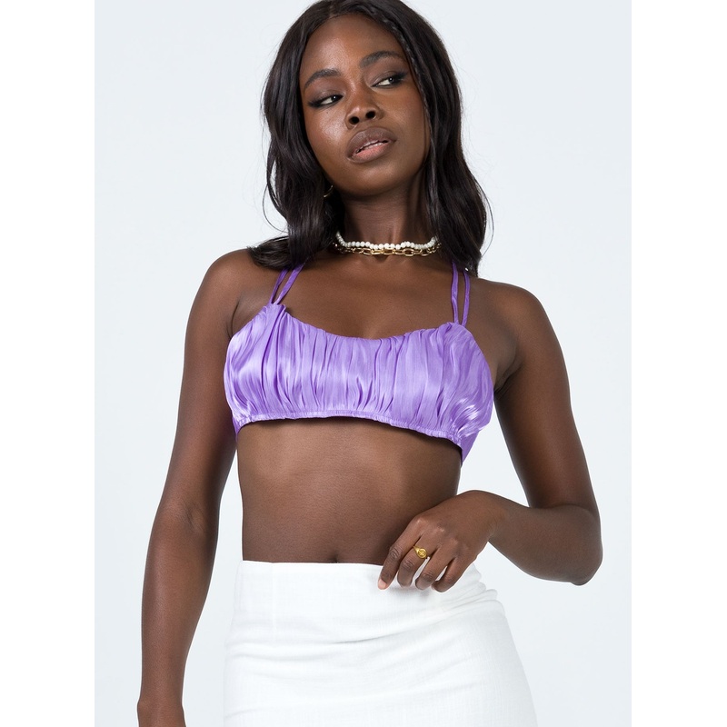 Bryant Crop Top Purple
