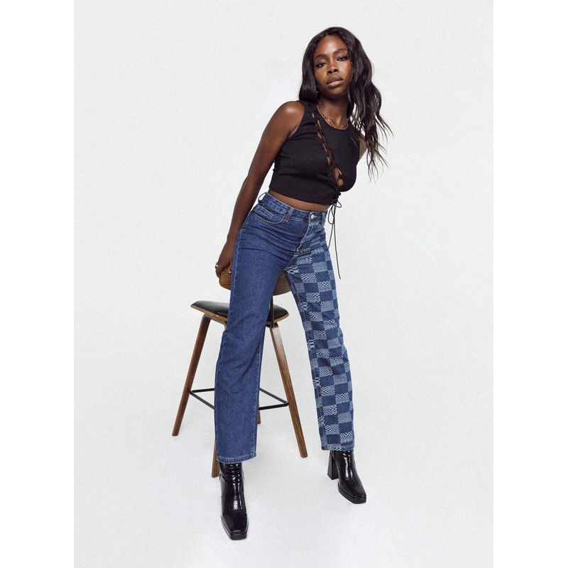Cher Straight Leg Denim Jeans