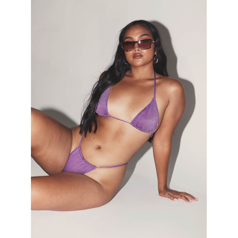 Purple Rain Bikini Bottoms Purple