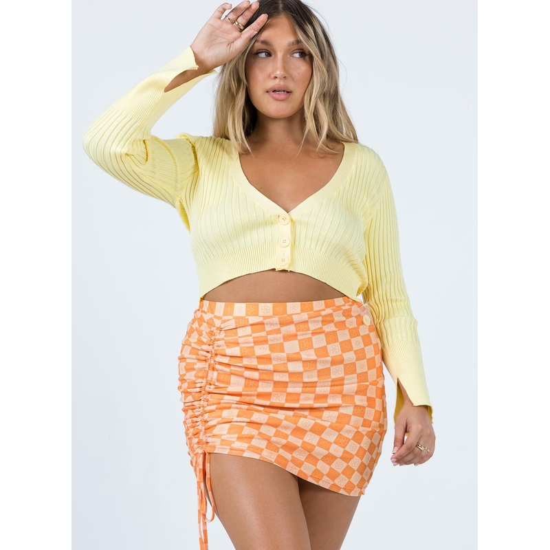 Rylan Mini Skirt Orange