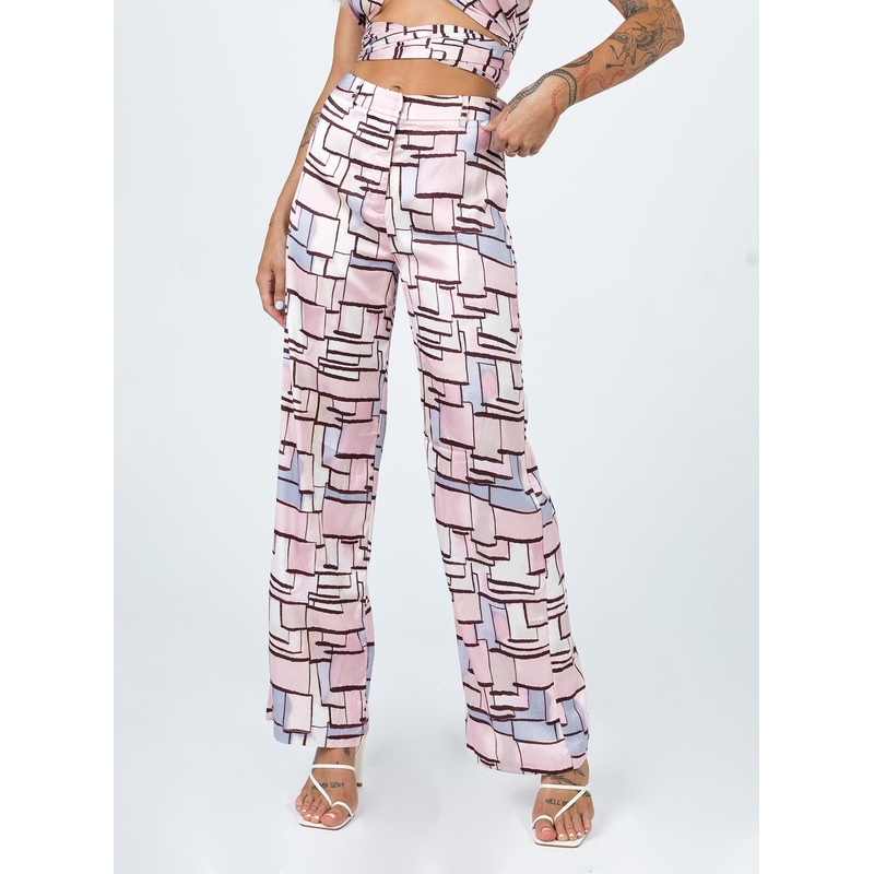 Sara Pants Pink Multi