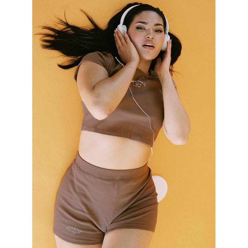 Sportsmanship Bike Shorts Brown