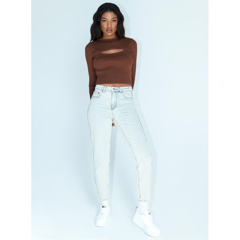 Zaiden Straight Leg Jeans Light Blue Wash Denim