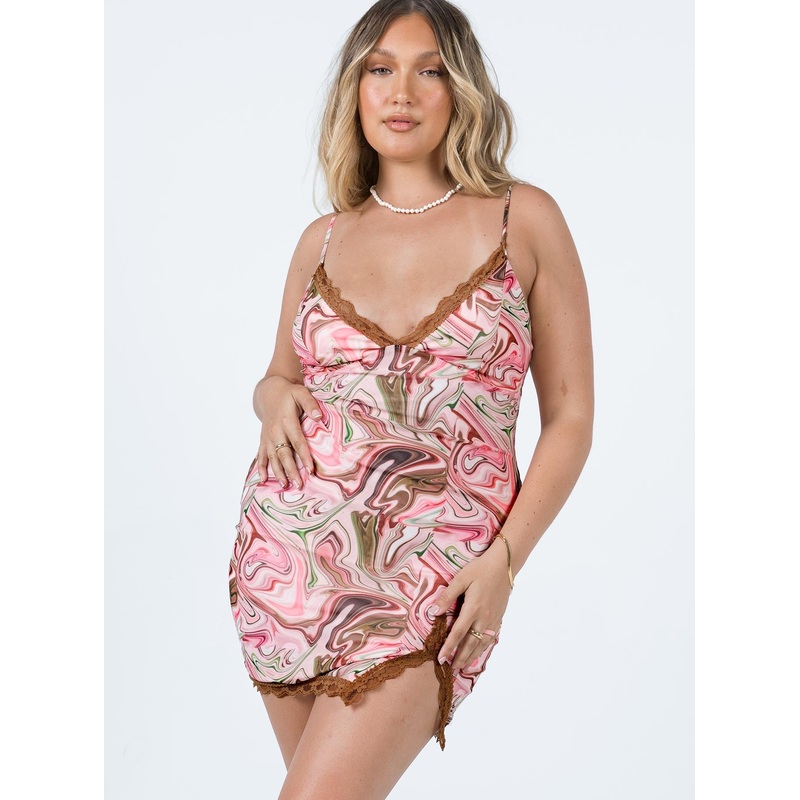 Bonita Mini Dress Pink Multi