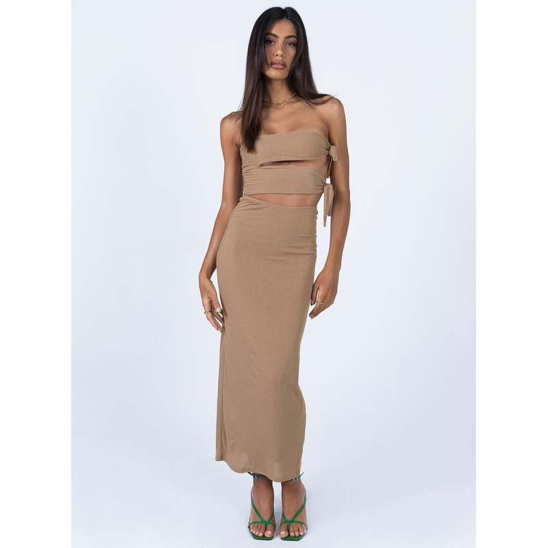 Catherine Maxi Dress Brown