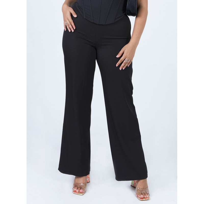 Christie Low Rise Pants Black