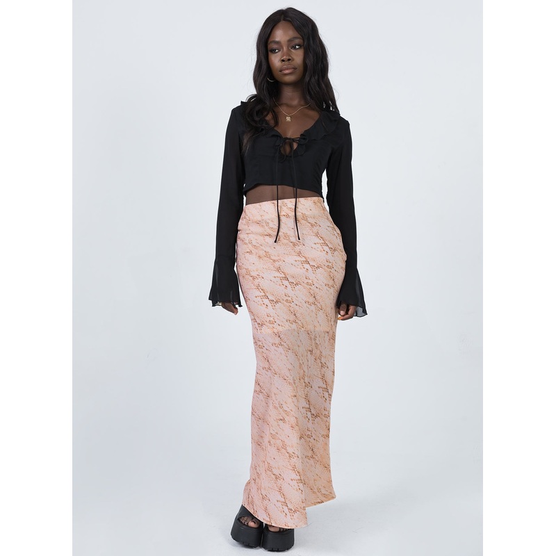 Rayna Maxi Skirt Snake