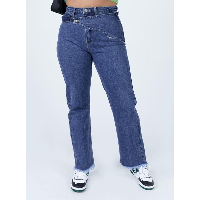 Reine Yolk Detail Denim Jeans