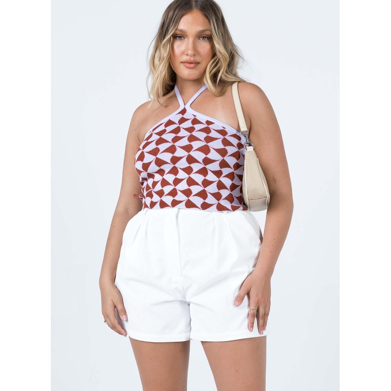 Rhanni Shorts White