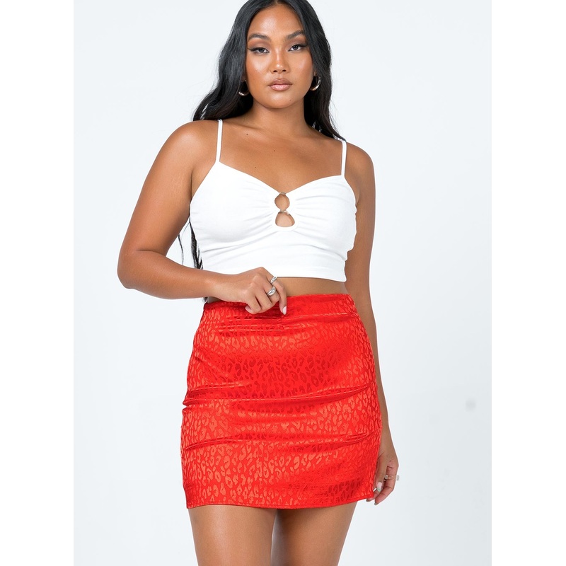 Dash Mini Skirt Red