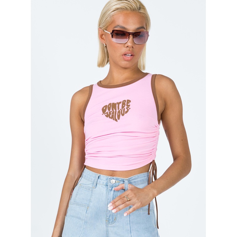 Don’t Be Jelly Tank Top Pink
