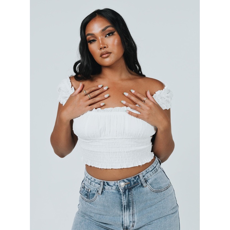 Love Galore Top White