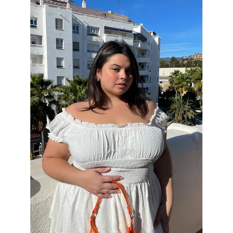 The Love Galore Playsuit White Curve