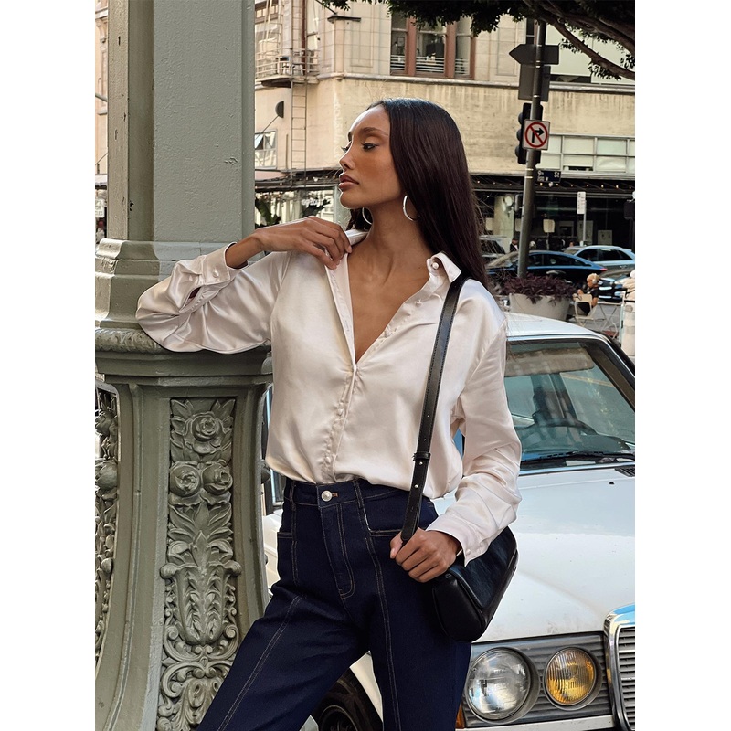 Vintage Vibes Shirt Champagne