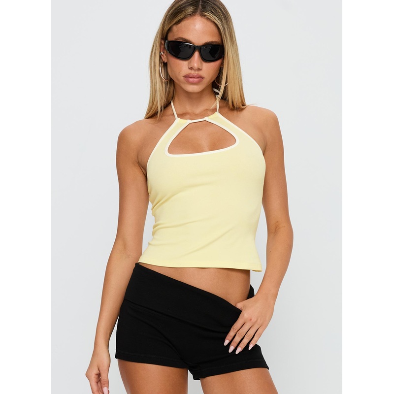 Intellect Top Yellow / White