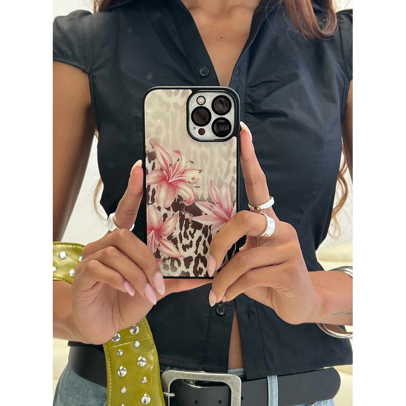 Love And Light iPhone Case Leopard